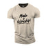 Men's Made To Worship Cotton T-Shirt
